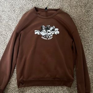 Brown Angel Crewneck